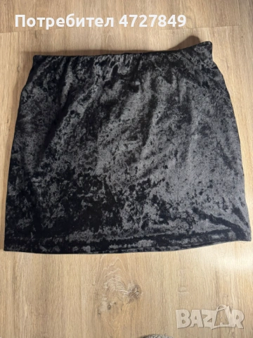 Спешно! Черен миниполa от пане кадифе esmara by Heidi Klum 