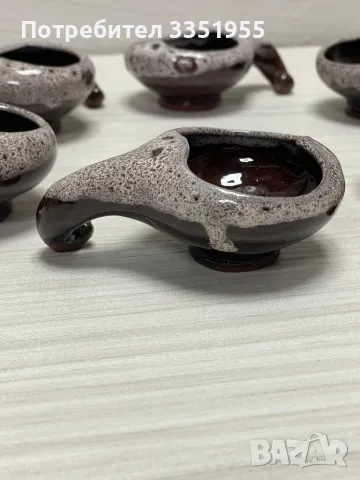 Чаши за Ракия Троянска Керамика, снимка 3 - Декорация за дома - 50355989