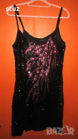 Ефирна Топ рокля, черна, снимка 3 - Рокли - 50851941