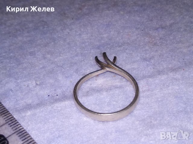 НЕЖЕН СРЕБЪРЕН ПРЪСТЕН ТИП ГОДЕЖЕН СРЕБРО 925 с ГНЕЗДО За ВГРАЖДАНЕ на СКЪПОЦЕНЕН КАМЪК 25676, снимка 15 - Пръстени - 41336849
