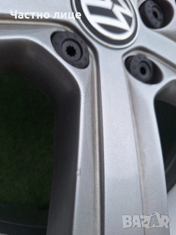 Продавам 4бр оригинални 16-ки джанти за Фолксваген Голф 5,6,7,8, Туран, Кади, Джета, Шаран, Пасат , снимка 7 - Гуми и джанти - 53699907