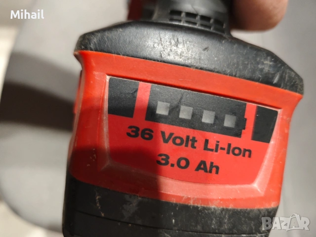 Перфоратор Хилти - Hilti TE 6-A36 безкабелна ударно-пробивна машина, снимка 6 - Перфоратори - 53540191