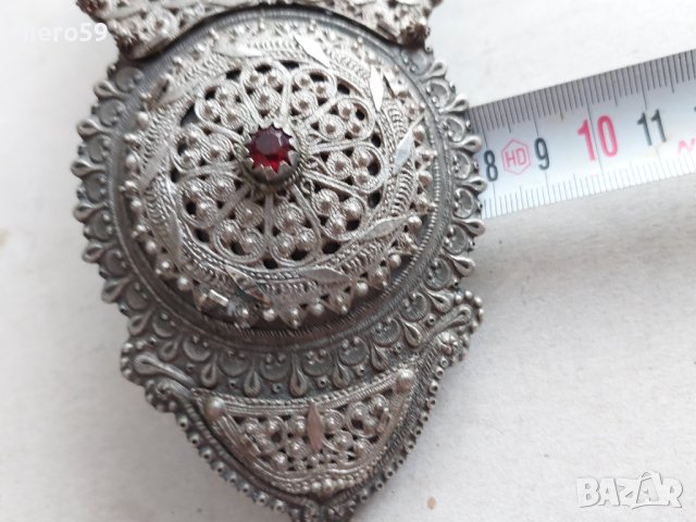 Български високо пробни сребърни филигранни пафти, снимка 12 - Антикварни и старинни предмети - 44479203