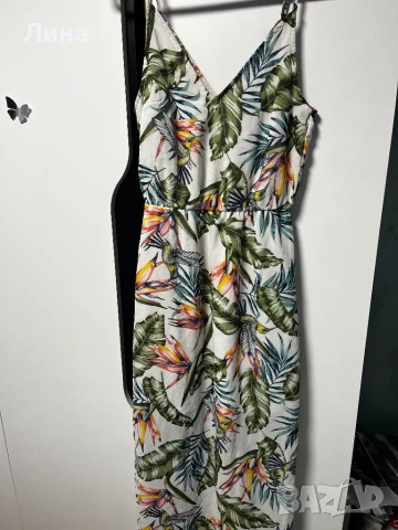 Прелестна дълга цветна рокля 