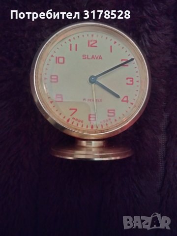 Руски будилник SLAVA , снимка 3 - Други - 42642887