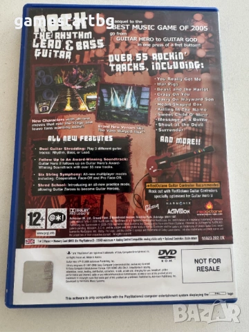 Guitar Hero II за PS2 , снимка 3 - Игри за PlayStation - 53787937