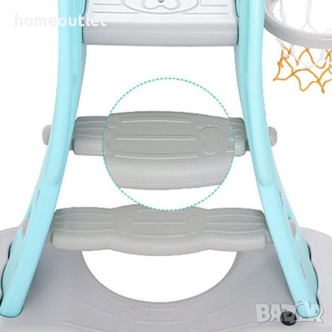 ПРОМОЦИЯ Детска мултифункционална пързалка от HDPE пластмаса M018BLUEDE, снимка 5 - Други - 52751911