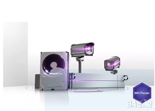 Професионален Твърд Диск Hikvision WD10PURX 1 TB WD Purple Проектиран за 24 NON-STOP Видеонаблюдение, снимка 4 - Комплекти за видеонаблюдение - 41684285