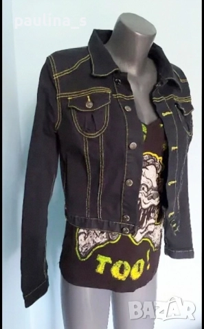 Пет различни броя / Дамско дънково яке , снимка 3 - Якета - 51442948