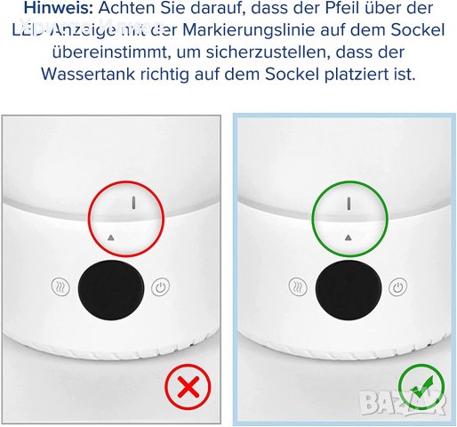 Ултразвуков арома дифузер LEVOIT Smart смарт овлажнител за въздух WiFi, снимка 9 - Овлажнители и пречистватели за въздух - 40071763