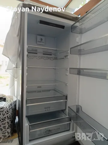 Хладилник с фризер grundig GKN 26840 XN, снимка 3 - Фризери - 55977727