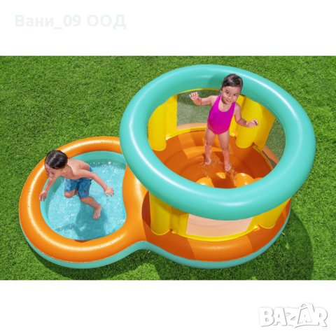 Детски басейн с батут 2в1, снимка 4 - Надуваеми играчки - 41492248