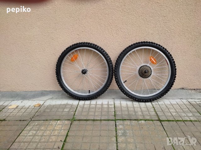 Продавам колела внос от Германия комплект алуминиеви НОВИ капли и гуми и венец SPORT 20 цола
