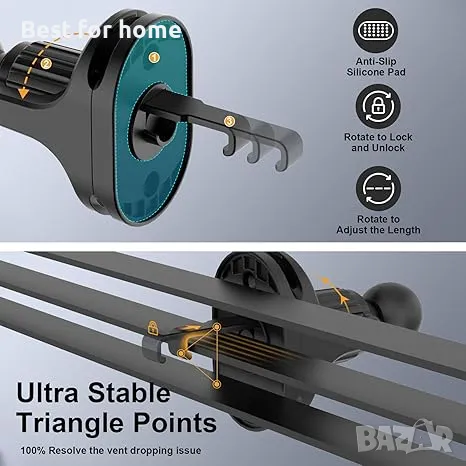 Безжично зарядно и стойка  за мобилен телефон за кола XHWSTFS, снимка 3 - Селфи стикове, аксесоари - 50377168