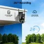 Smart Двойна Wi-Fi Камера с Две Лещи – Българско Меню! Нощно виждане, снимка 3