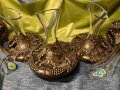 Сет за вино от 6 чаши и декантер в злато или сребро, снимка 7