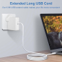 Зарядно за MacBook Pro и MacBook Air, включващ USB-C към USB-C кабел, снимка 3