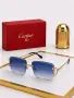 Cartier Унисекс Слънчеви Очила С UV400 Защита Картие🕶️Дамски🕶️Мъжки - Различни Цветове Код SEM-644, снимка 4