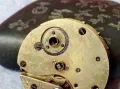 МЕХАНИЗЪМ с ПОРЦЕЛАНОВ РИМСКИ ЦИФЕРБЛАТ от СТАР КОЛЕКЦИОНЕРСКИ ШВЕЙЦАРСКИ ДЖОБЕН ЧАСОВНИК 30163, снимка 4
