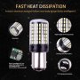 КРУШКИ ДИОДНИ CANBUS P21 5W BAY15D 1157 LED 3014 144SMD ЖЪЛТИ 2БРОЯ 1КТ., снимка 7