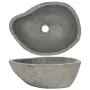 vidaXL Мивка от речен камък, овална, (37-46)x(29-36) см, снимка 1