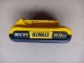 Oригинална Акумулаторна батерия DeWALT 18V XR 2.0Ah DCB183, снимка 3