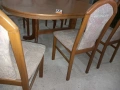 Комплект масивна разтегателна маса с 8 стола, снимка 4
