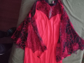 Хелоуин рокля паяжина с пелерина със светещи паяци Halloween n, снимка 3