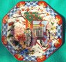 Стара японска декоративна чиния, снимка 3