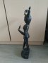 старинна,антична азиатска бронзова статутка, снимка 6