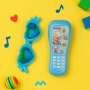 Детска музикална играчка – мобилен телефон с аксесоар очила, снимка 6