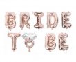 сет bride to be фолиеви балони фолиев надпис златни розово злато моминско парти сватба балон, снимка 2
