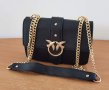 Луксозна Черна чанта Pinko  код IM458, снимка 1 - Чанти - 39578098
