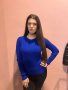 Нов тънък пуловер в турско синьо, снимка 1 - Блузи с дълъг ръкав и пуловери - 42482932