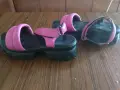 Цикламени/ цвят фуксия дамски сандали естествена кожа , снимка 4