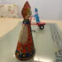 Стара механична ламаринена играчка с ключ работеща, снимка 13