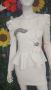 официална бяла сватбена рокля за подписване или кръщене костюм, снимка 1