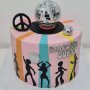 Лазер Диско топка за украса декор на торта или коледна елха и др, снимка 6