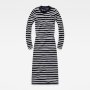 g-star exly stripe r dress knit wmn - страхотна рокля КАТО НОВА, снимка 2