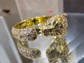 CARTIER Panthere de Cartier Gold Paved Diamonds Дамски Пръстен, снимка 3
