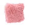 Декоративна възглавница Pink Shaggy, 25x25см, Розова, снимка 2