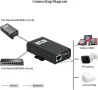 AgilePoElink Gigabit PoE сплитер към USB C, PoE+ конвертор за USB Type-C PD (5V-20V до 27W), снимка 4
