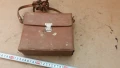 стара соц. кожена чанта , снимка 3