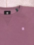 Дамски суитшърт с кръгло деколте G-Star RAW, пепел от рози, свободна кройка - размер M, снимка 2