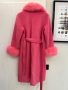 Розово пухкаво палто, снимка 3