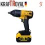 5в1 Универсален Инструменти с 5 Приставки Сменяеми Глави KRAFTROYAL 36V Водоструйка Винтоверт Гайков, снимка 5