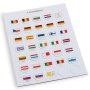чипове с Различните флагове за Евросетове с монети - 35 броя , снимка 1 - Нумизматика и бонистика - 42258802