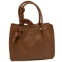 Класическа дамска чанта AMORE Francesca - Tan, снимка 1