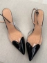 Дамски токчета в черно Alaia, снимка 1