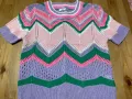 Плетен, цветен пуловер, нов, снимка 6